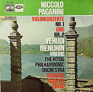Niccolò Paganini, Yehudi Menuhin, Royal Philharmonic Orchestra, Alberto Erede - Violinkonzerte Nr.1 Und Nr. 2