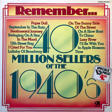 Various - 40 Million Sellers Of The 1940's