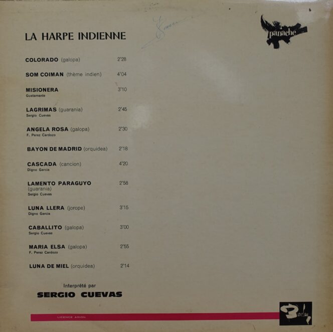Sergio Cuevas – La Harpe Indienne - Afbeelding 2