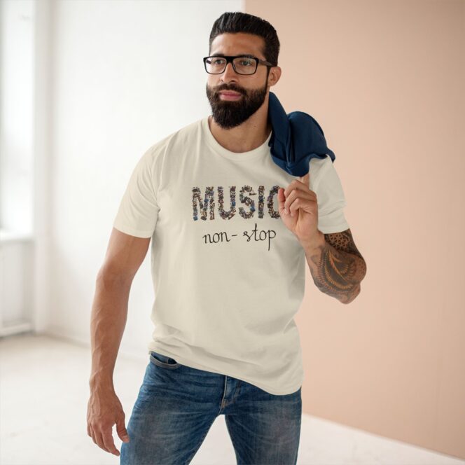 Music non-stop t-shirt - Afbeelding 3