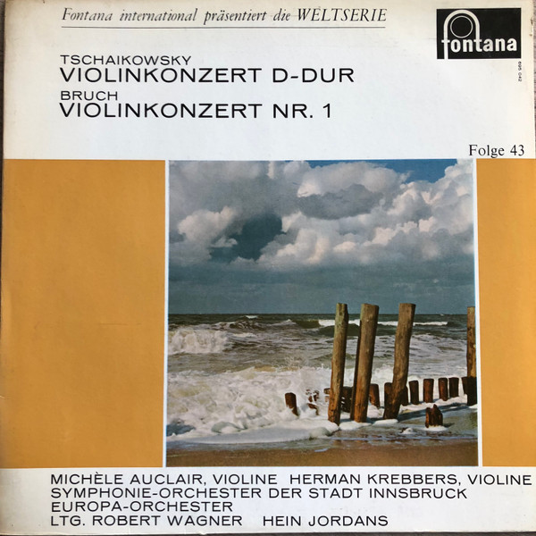 Pyotr Ilyich Tchaikovsky / Max Bruch, Michèle Auclair, Herman Krebbers-0