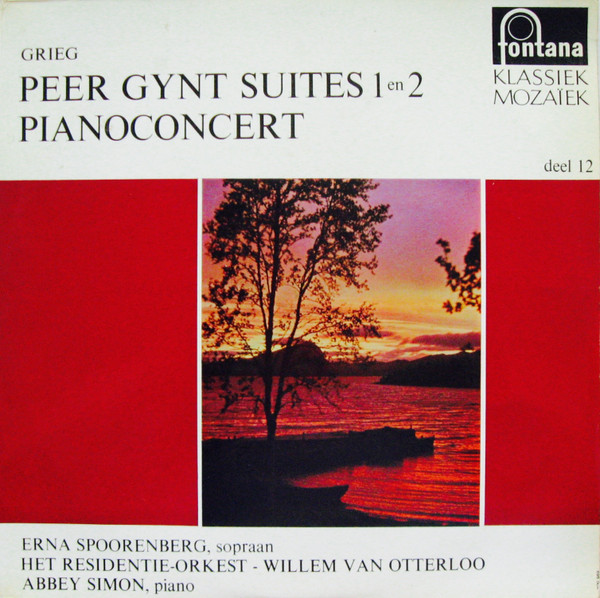 Edvard Grieg — Erna Spoorenberg , Sopraan - Abbey Simon , Piano - Residentie Orkest - Willem van Otterloo-0